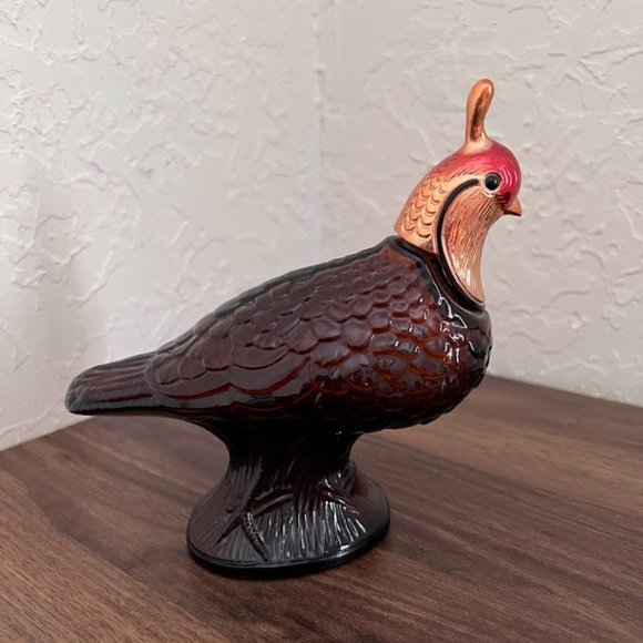 Vintage 1970's Avon Wild Country Aftershave Bottle Quail Decanter- 5.5 FL OZ - Picture 3 of 7